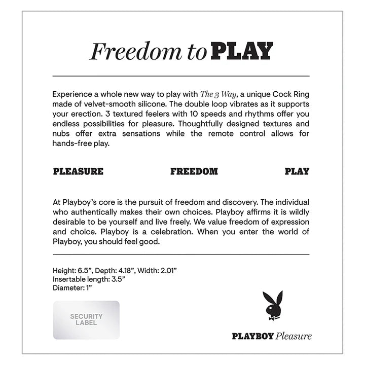 Playboy Pleasure The 3 Way